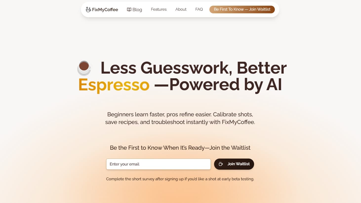 FixMyCoffee